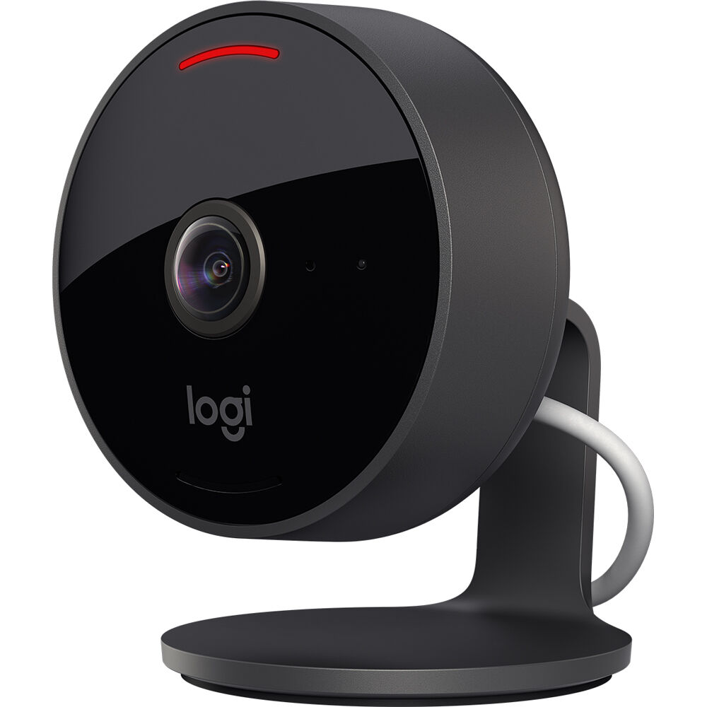 Logitech Cámara de Seguridad Exterior Circle View 1080p con Visión Nocturna, 180° de Ca