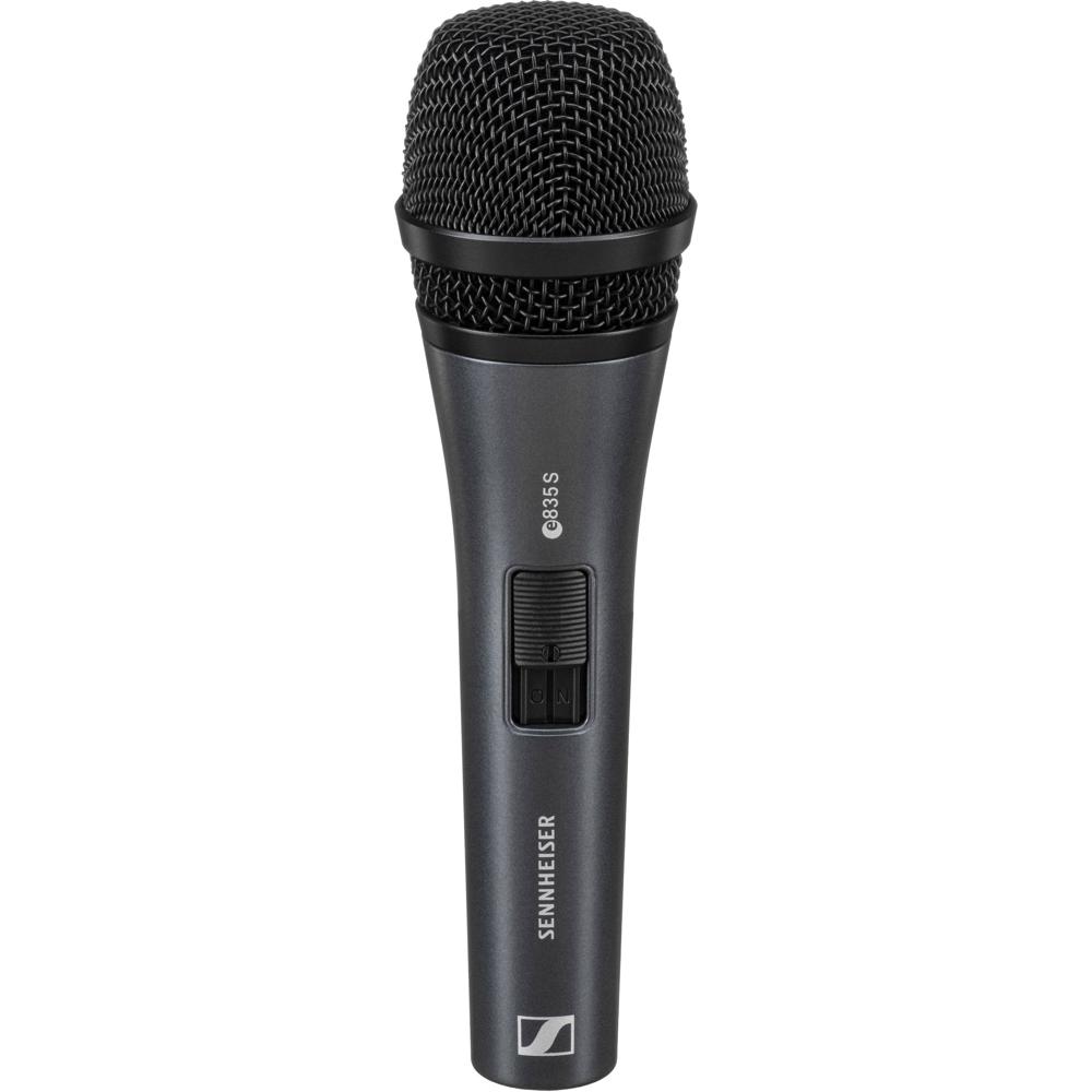 Sennheiser e835S Micrófono Dinámico Cardioide con Interruptor On/Off - Respuesta de Frec