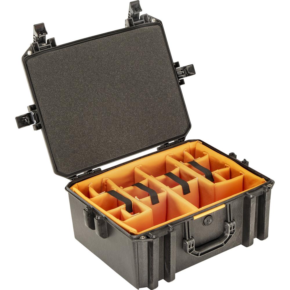 Pelican Vault 550 Case - Caja de Transporte 37L con Divisores Acolchados, Resistente a Gol