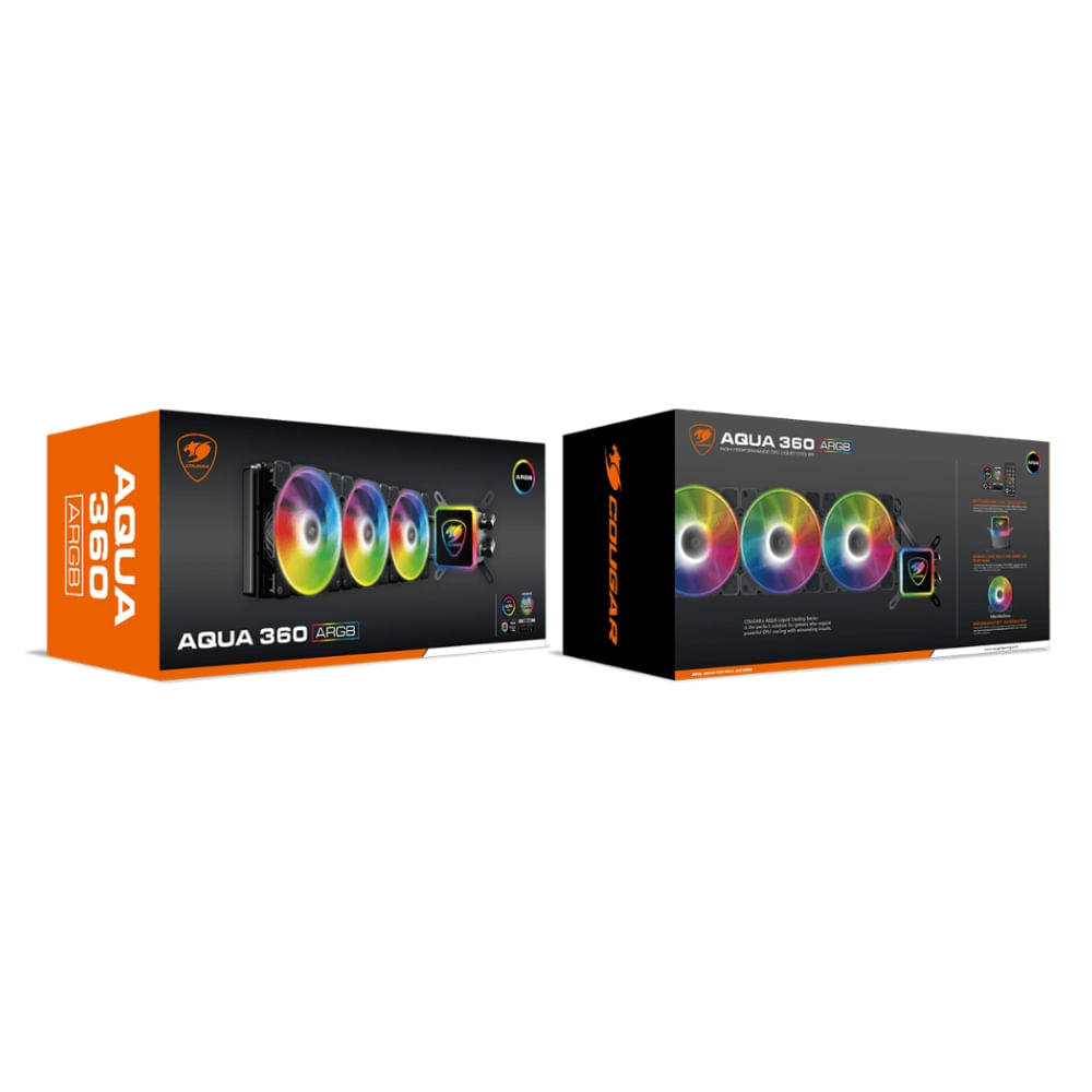 SISTEMA DE ENFRIAMIENTO LIQUIDO COUGAR AQUA 280 ARGB