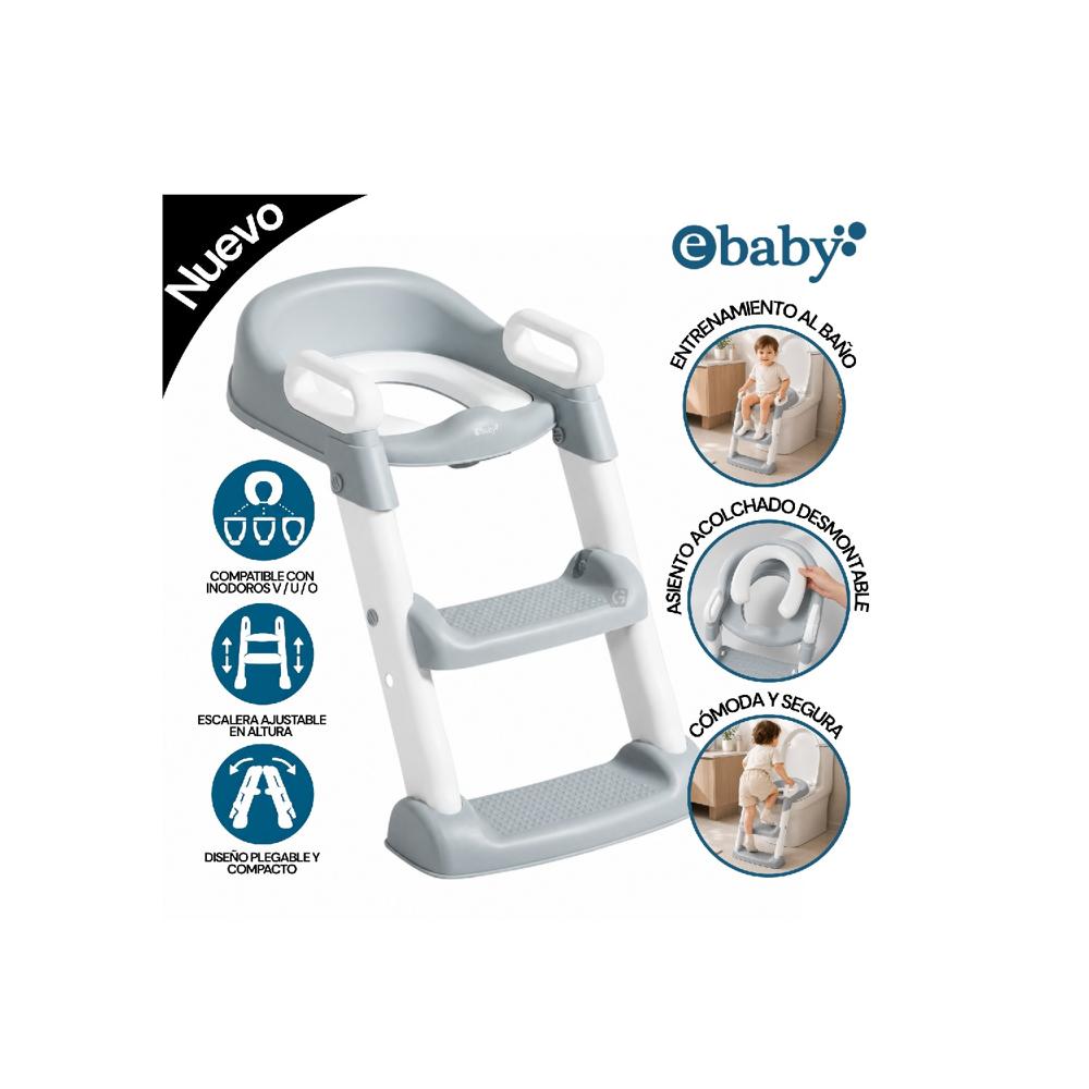 Escalera de baño Ebaby - EB 903-1 Gris