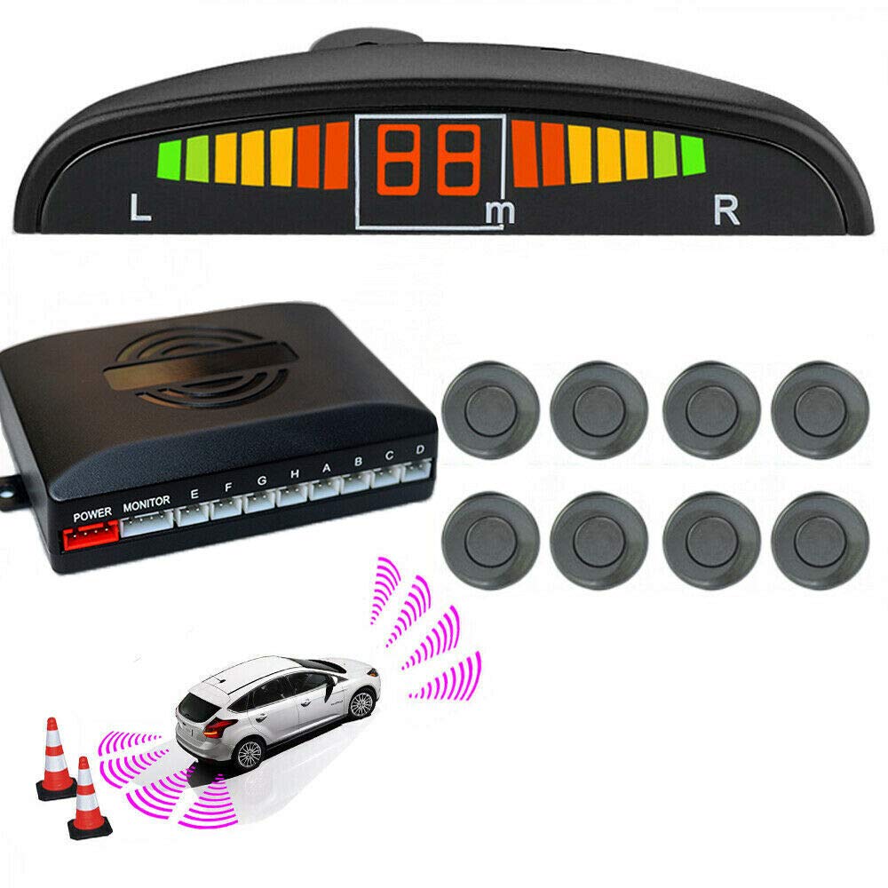 Kit Sensor de Retroceso Aparcamiento Radar Estacionamiento Todos Los Coches Sistema De Monitor