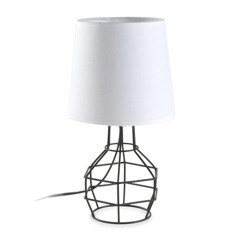 Lámpara de Mesa Jaula Orange Trendy Negro E27 1 luz