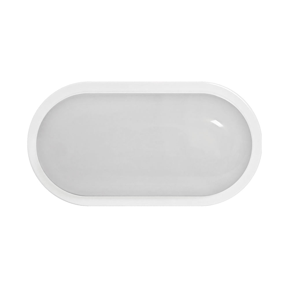 Aplique LED Tortuga ovalado Blanco 20W Luz Cálida Lightech