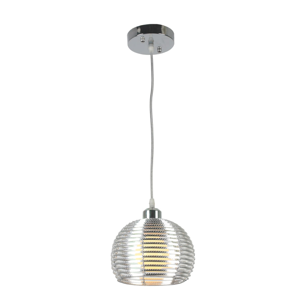 Lámpara Colgante Metal 1 Luz Orange