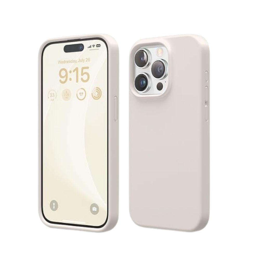 Elago Silicone Case para iPhone 15 Pro Stone