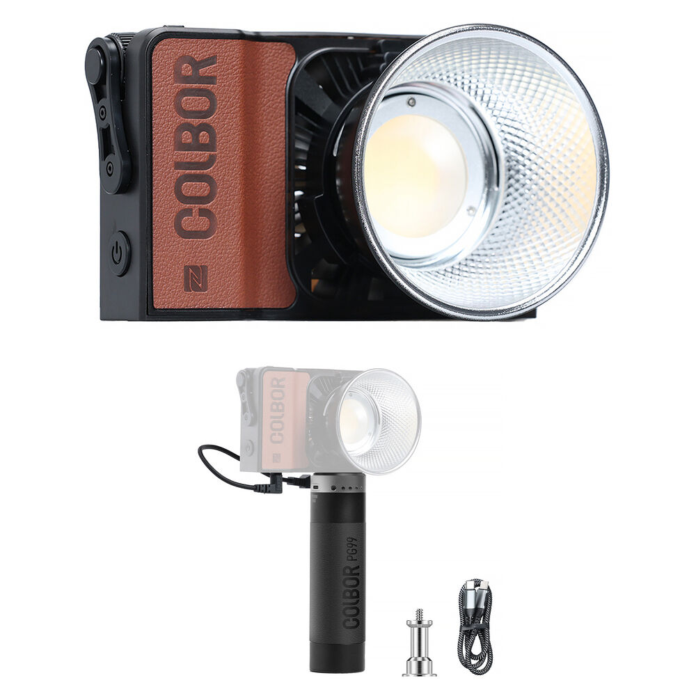 COLBOR Monolight Kit Wonder W60R RGB con Power Grip PG99