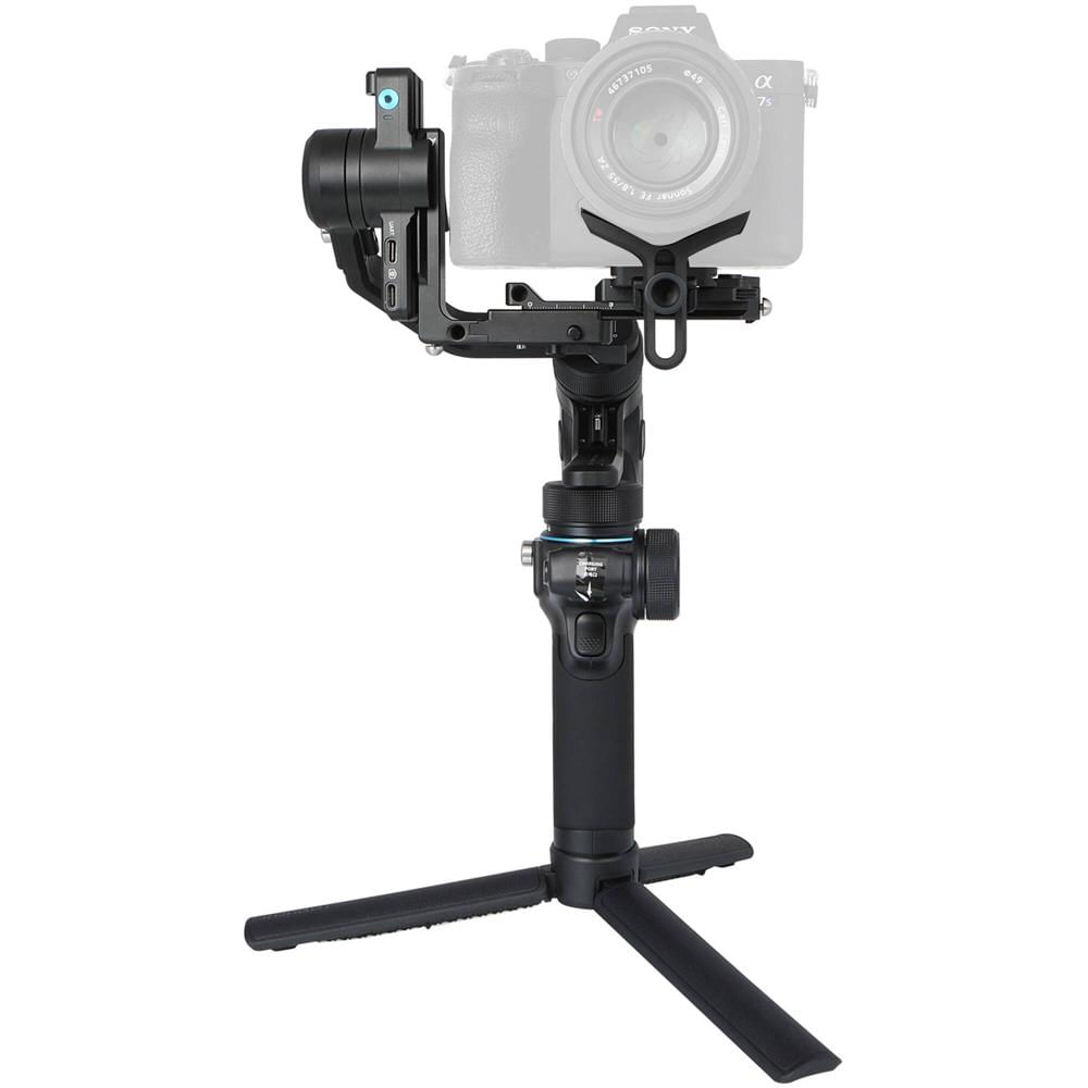 Feiyu SCORP-Mini 2 Gimbal Kit - Estabilizador 3 Ejes para Smartphones y Cámaras, Luz de R