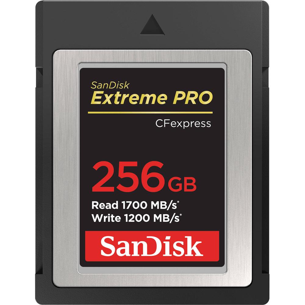SanDisk Tarjeta de Memoria CFexpress Type B 256GB Extreme PRO - Velocidades de Lectura 170