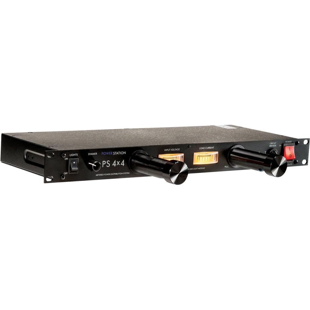 ART PS 4x4 Rackmount Power Conditioner 8 Salidas NEMA 5-15R con Medidor de Voltaje y Amper