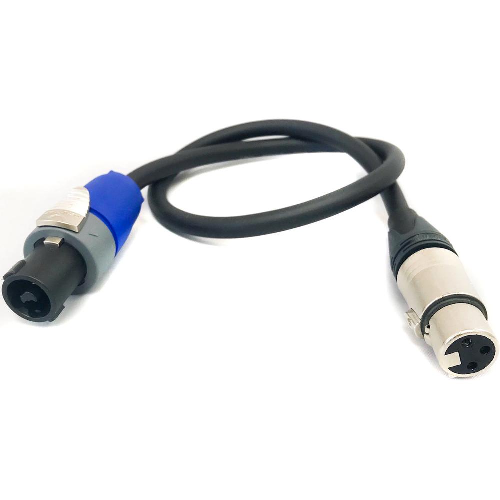 BlockBattery Cable de Poder speakON a XLR 3-Pin Femenino 10'