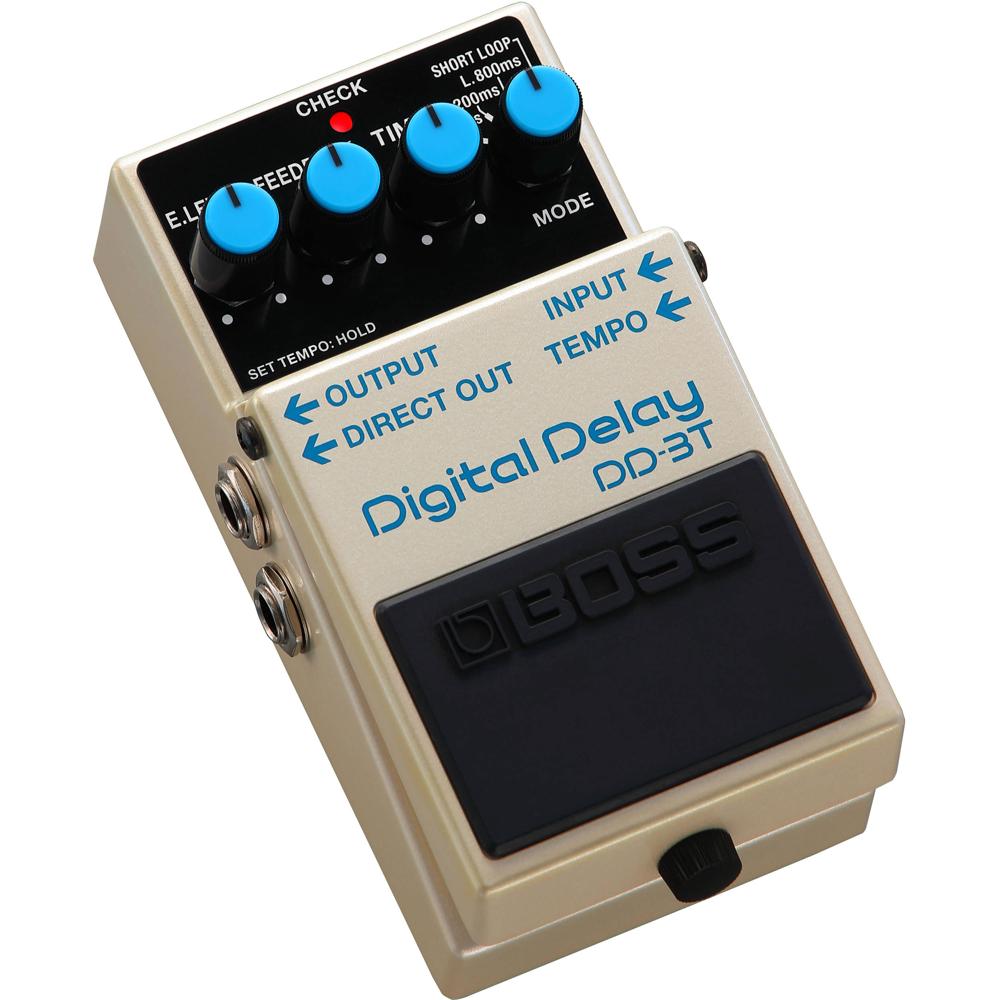 BOSS Pedal de Efectos DD-3T Digital Delay para Guitarra Eléctrica, Delay de 12.5 a 800 ms