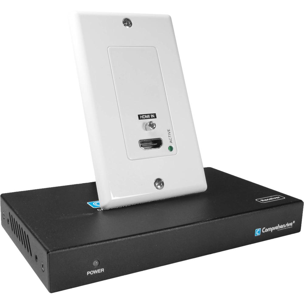Comprehensive Extensor de Pared HDBaseT CHE-HDBTWP100K 4K a 60 Hz con Transmisor y Recepto
