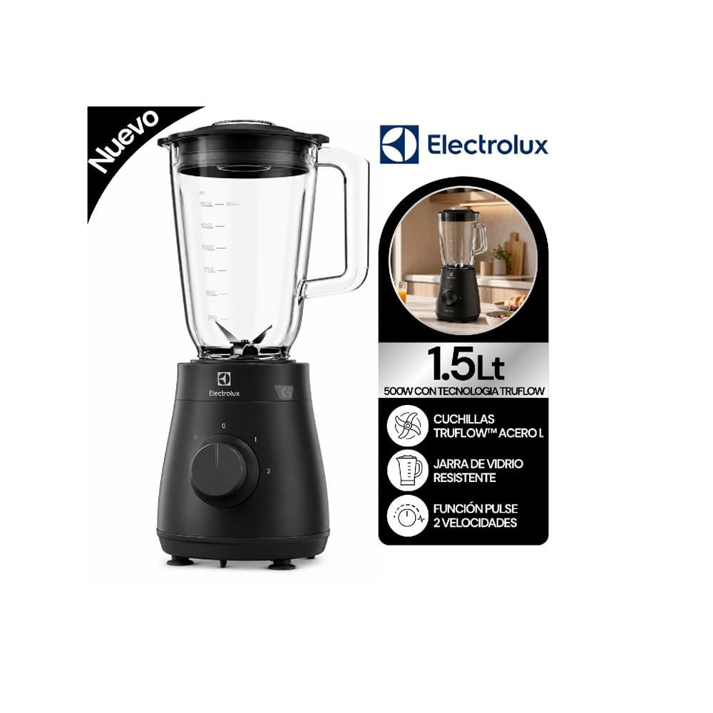 Licuadora Electrolux 500w con Tecnologia TruFlow EBS20