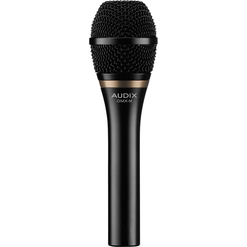 Audix Micrófono Dinámico Cardioide de Mano OMX-M - Sonido Vocal Claro, Resistencia a Ret