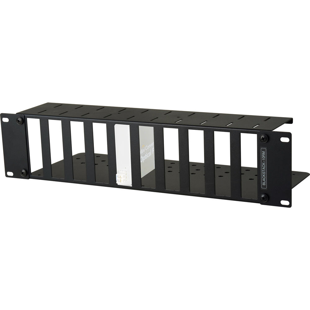 Connectronics Rackmount Universal de Alta Densidad para 10 Mini Convertidores Blackmagic D