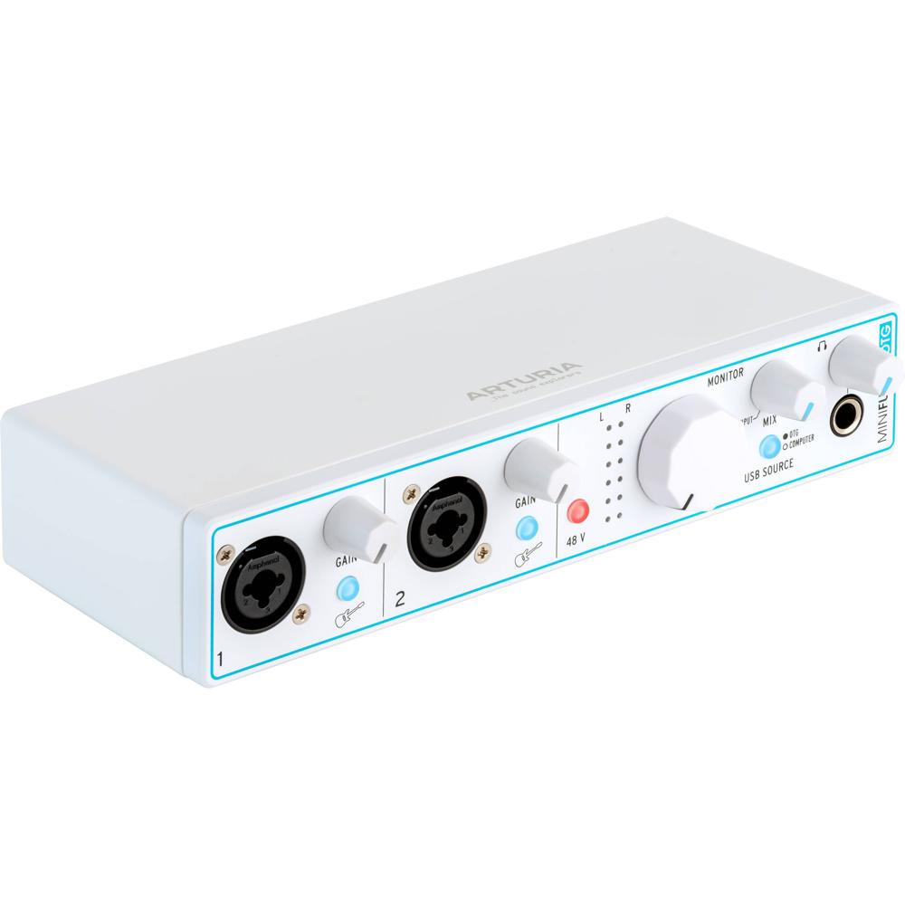 Arturia MiniFuse 2 OTG Interfaz de Audio USB-C 2x2 con 2 Entradas XLR-1/4"" y Conectividad