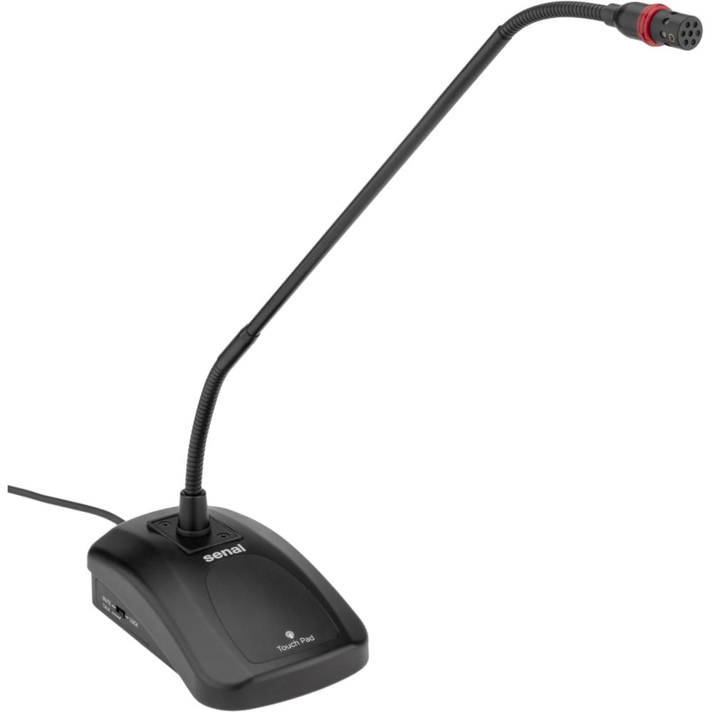 Senal MXGN-18C Micrófono de Condensador Gooseneck de 18"" con Base Integrada y Pad Táctil
