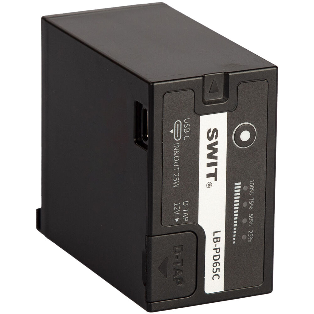 SWIT Batería de Litio 65Wh/7.2V VBR59 con D-Tap y USB Type-C