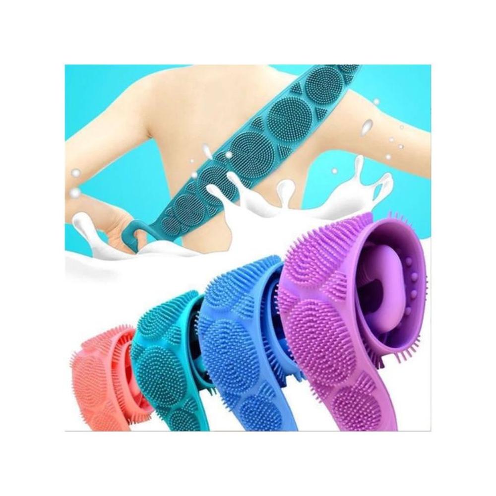 Cepillo Banda Corporal Masajeador de Silicona para Baño Ducha
