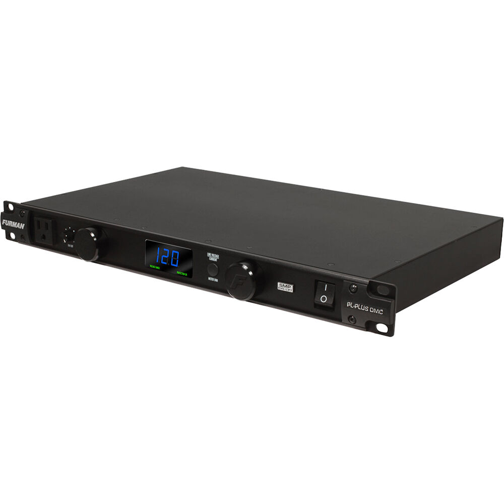 Furman PL-PLUS DMC Condicionador de Energía Rackmount con Voltmeter/Ammeter, 15A, Protecc