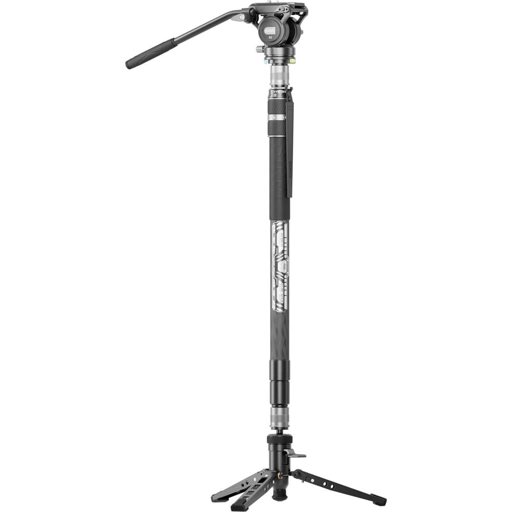 Sirui SVM-165P Monopod de Carbono 3 Secciones con Cabezal Fluido S3