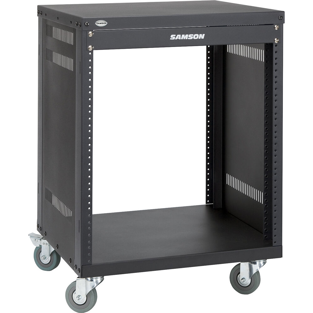 Samson Rack Stand SRK12 12U de Acero con Ruedas de 3""