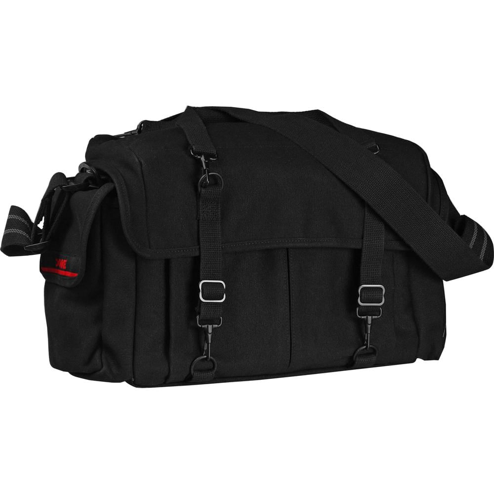 Domke F-7 Double AF Bolsa de Hombro - Negro, Capacidad para 2 Cámaras SLR, Compartimentos