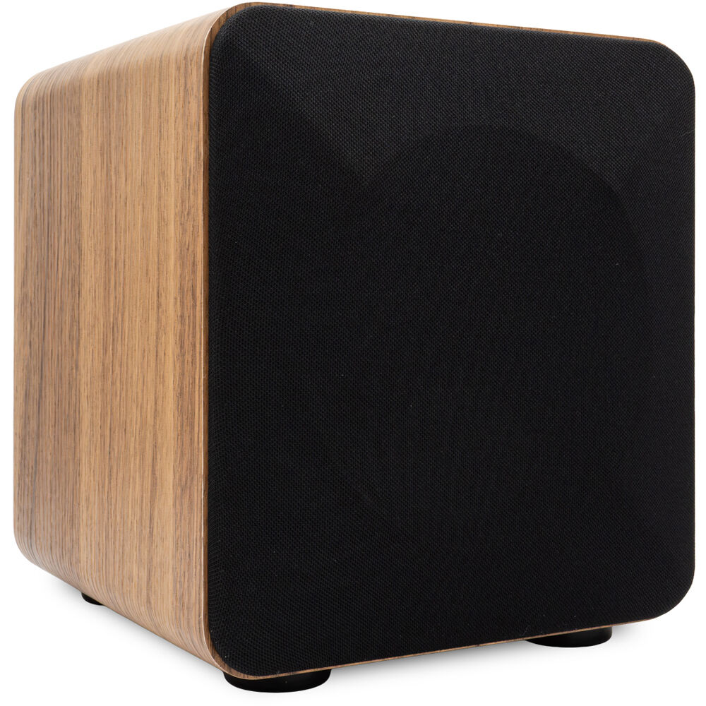 Audioengine S6 Subwoofer 6"" 210W Activo Walnut - Respuesta de Frecuencia 33 a 132 Hz, Ampl