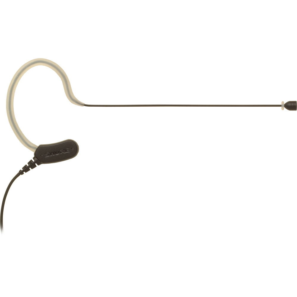 Shure MX153 Micrófono de Cabeza Omnidireccional con Conector TQG, Color Negro