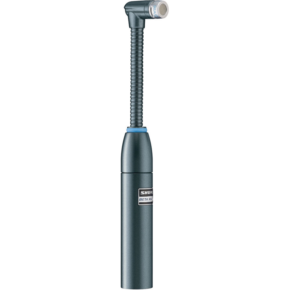 Shure BETA 98AMP Micrófono de Tambor Cardioide Miniatura con Gooseneck, Respuesta de Frec