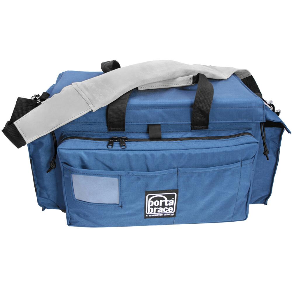 PortaBrace SLR-3 Funda para Cámara DSLR Azul - Nylon Cordura 1000D, 15 Bolsillos, Correa
