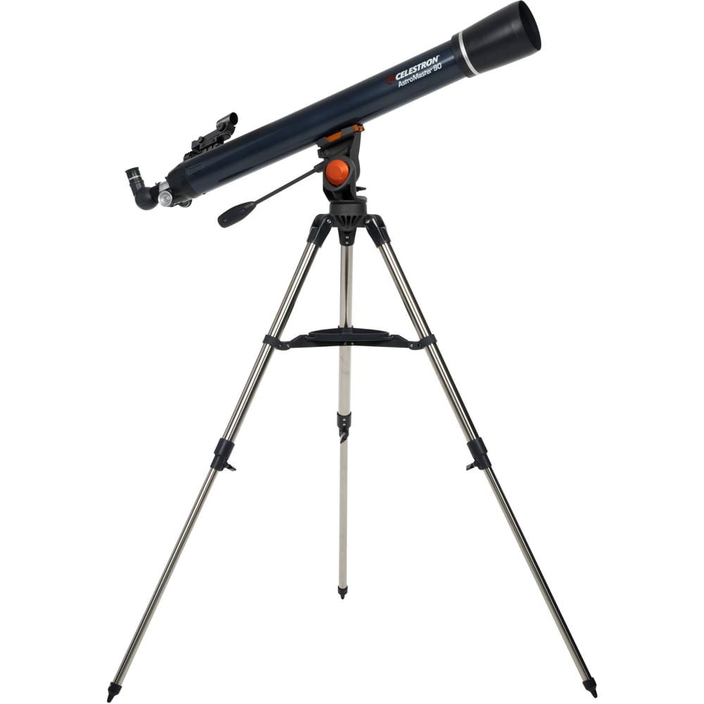 Celestron Telescopio Refractor AstroMaster 90AZ 90mm f/11.1 con Montura Alt-Azimuth y Trip
