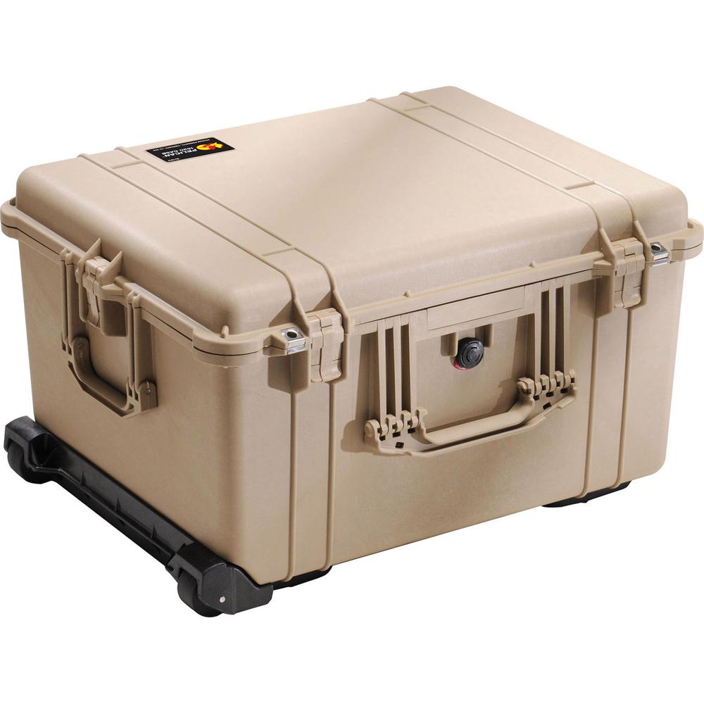 Pelican 1620NF Case sin Espuma (Desert Tan) - Estuche Duro Impermeable, Resistente a Impac