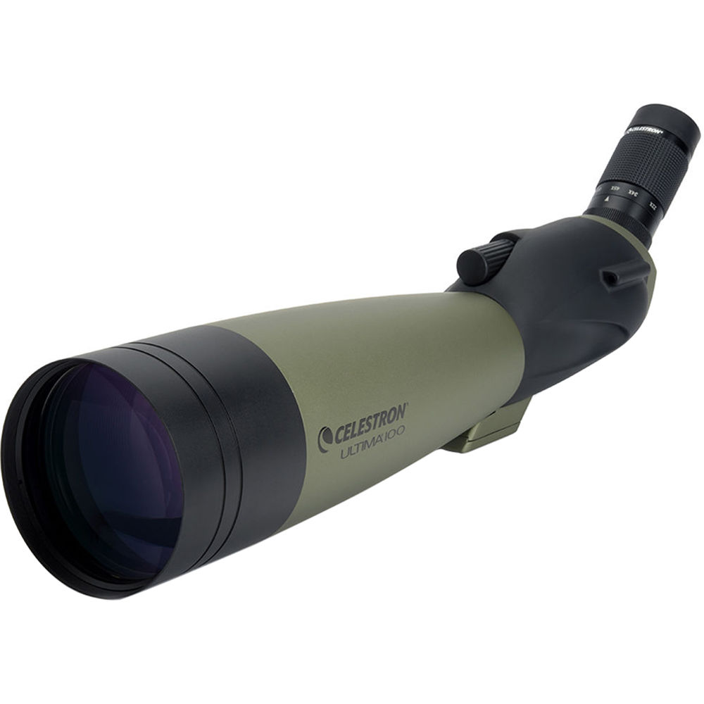 Celestron Telescopio Spotting Scope Ultima 100 22-66x100mm Angulado, Lentes Multi-Capa, Im