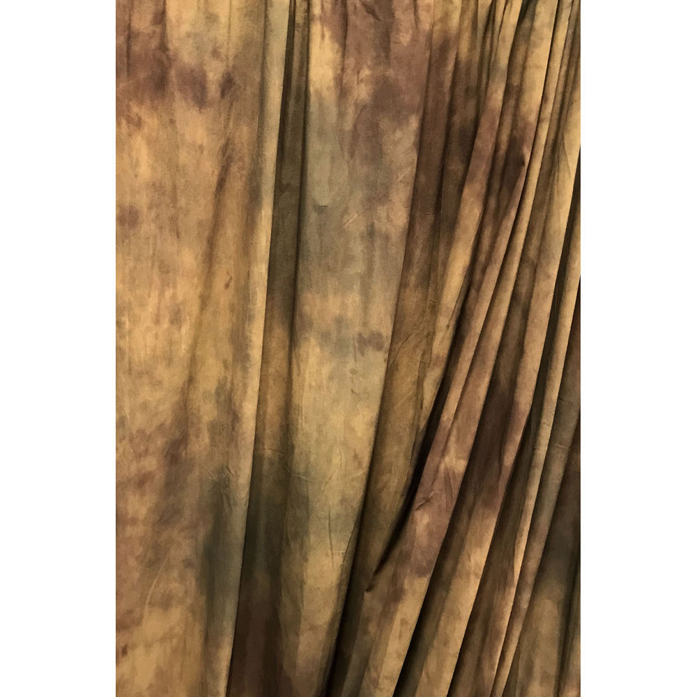Savage Fondo Muslin Pintado a Mano #4 Infinity 10 x 20' Mottled Brown