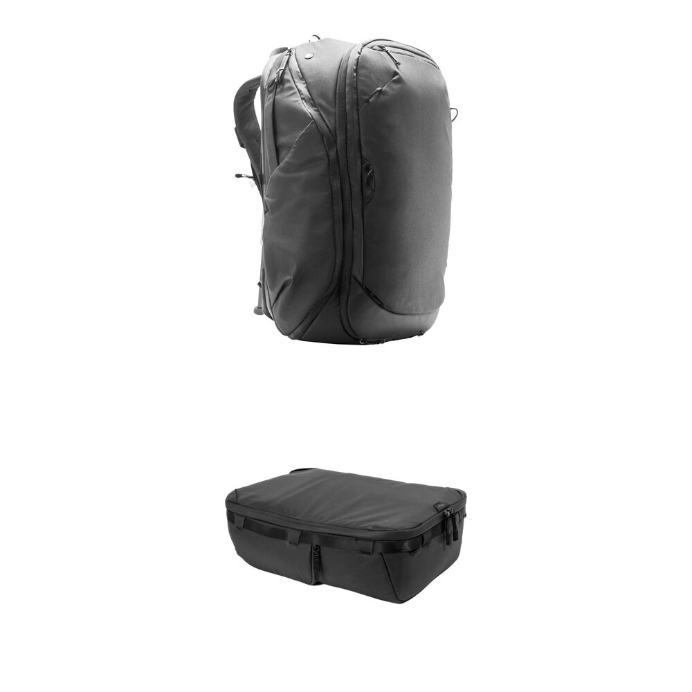 Peak Design Mochila de Viaje 45L con Cubo para Cámara Grande V2 (Negro)