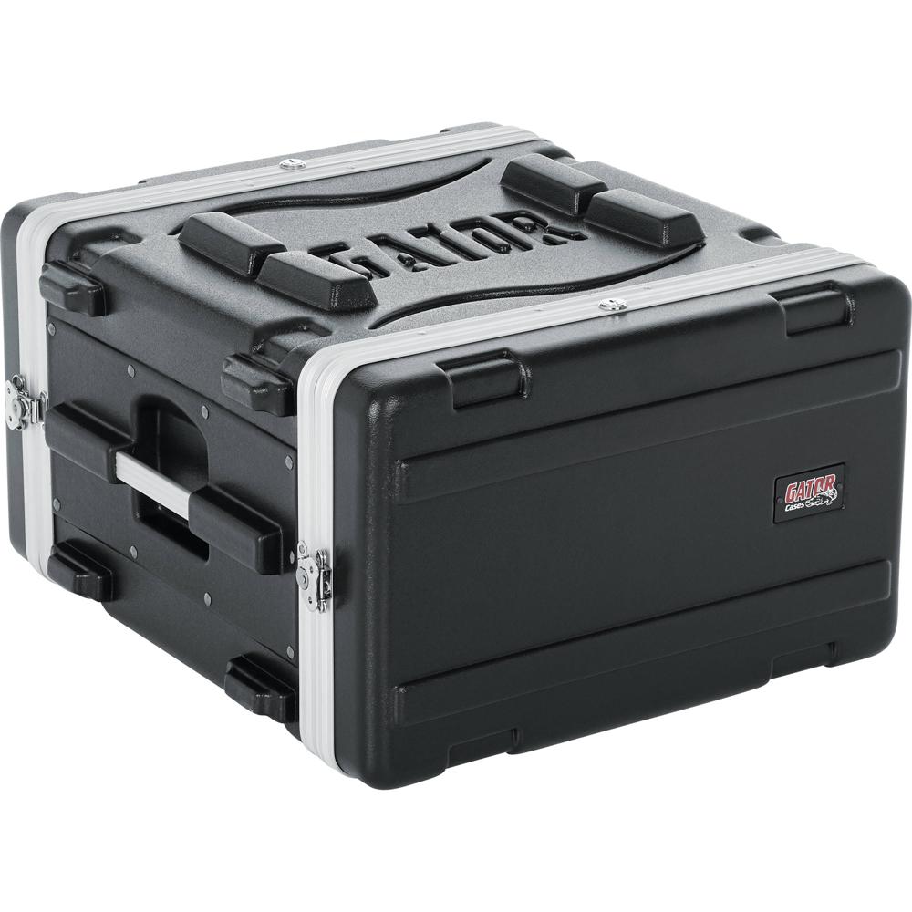 Gator Rack Case GR6L 6U - Polietileno Ligero, 18.75"" Profundidad, Con Manijas Recesadas y