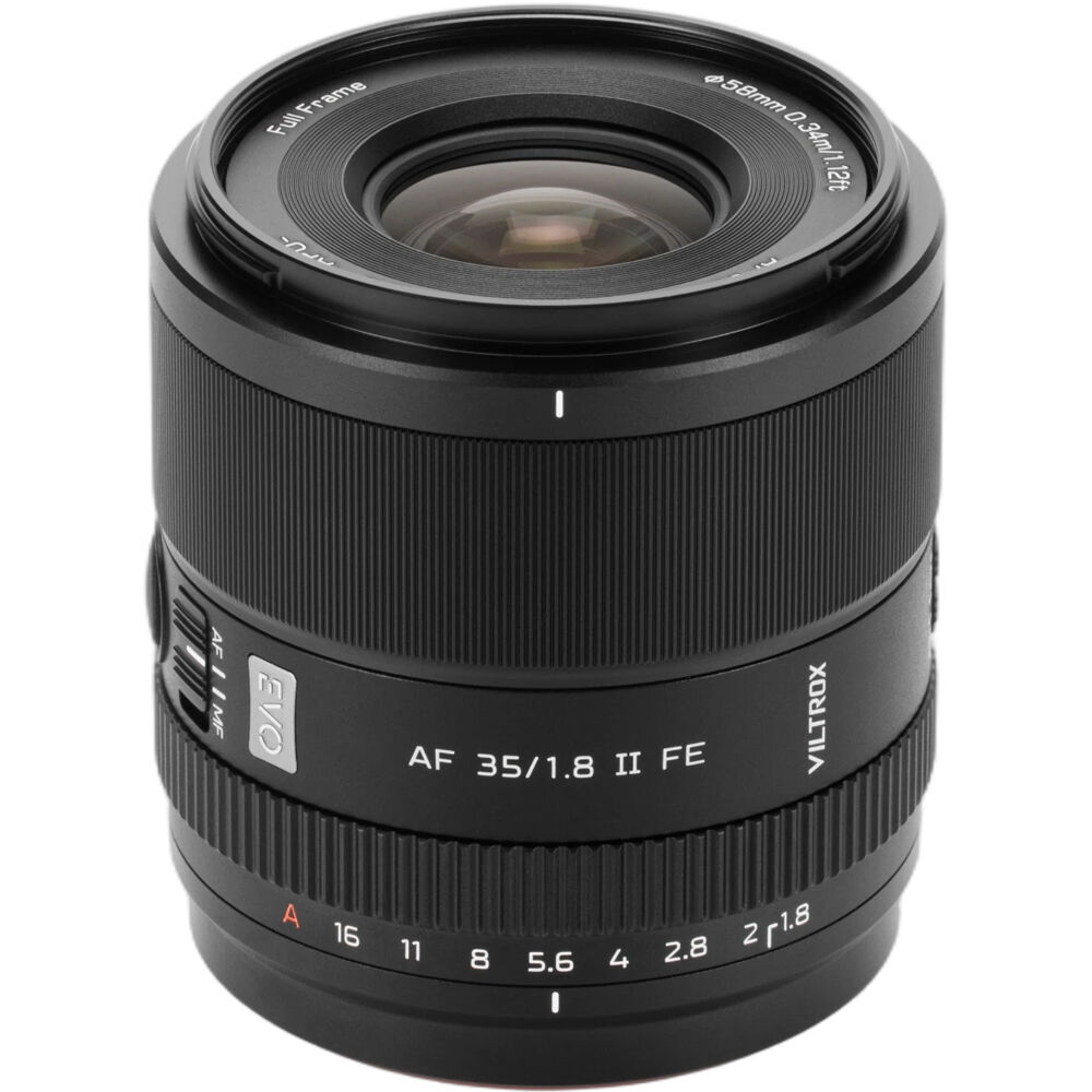 Viltrox 35mm f/1.8 II EVO Lens Sony E - Prime de Gran Angular, Motor STM Silencioso, Dista