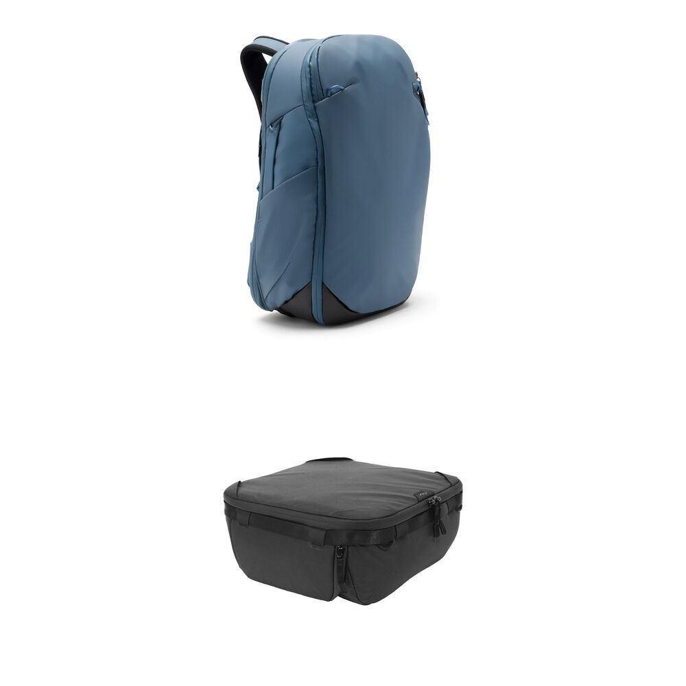 Peak Design Mochila de Viaje 30L con Medium Camera Cube V2 (Ocean)