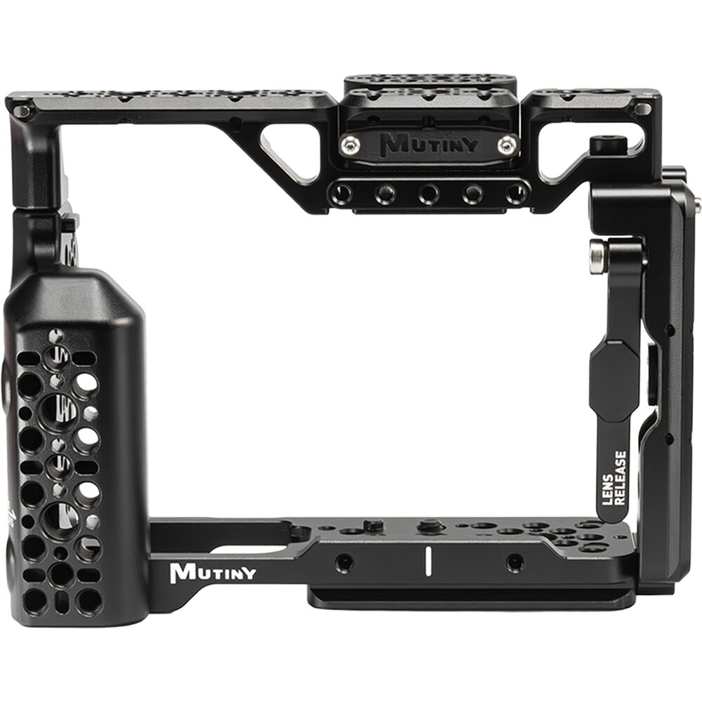 MUTINY Ultimate Camera Cage Kit para Nikon ZR con Top Rail y Utility Block