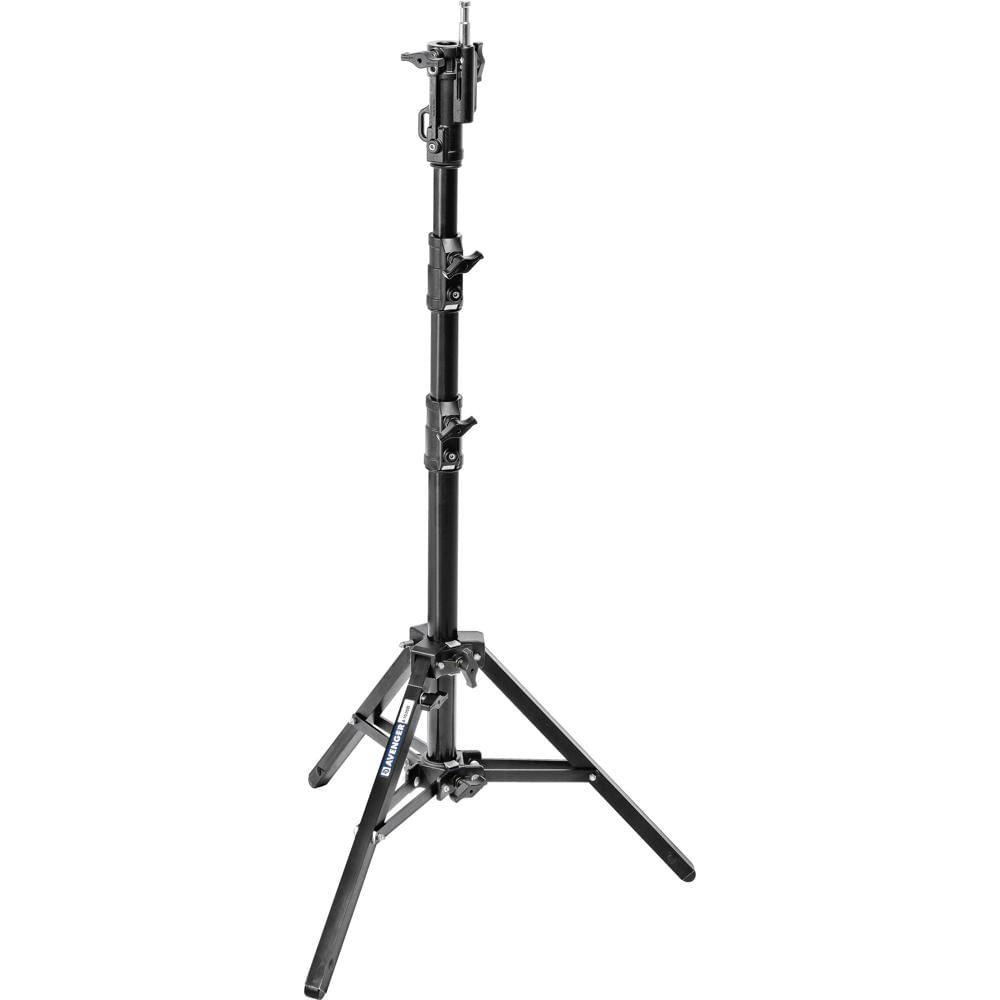 Avenger Combo Alu Stand 20 - Soporte de Luz de Aluminio con Pierna Niveladora, Altura Máx