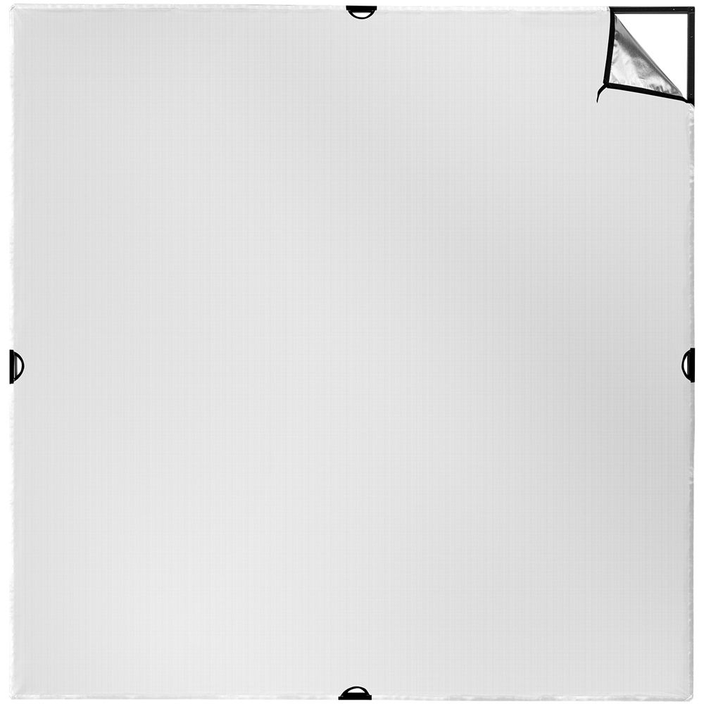 Westcott Scrim Jim Cine 8 x 8' Tela Reflectante Reversible Plata/Blanco