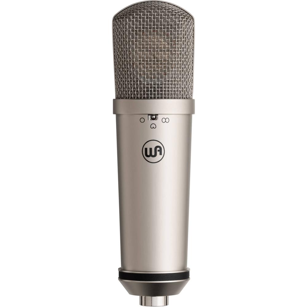 Warm Audio WA-87jr Micrófono de Condensador de Diafragma Grande Multipatrón - Nickel, Pa