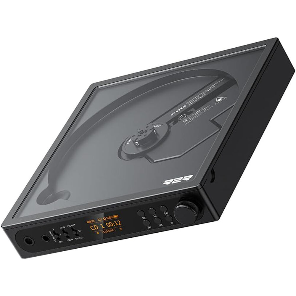 FiiO DM15 Reproductor de CD Portátil R2R - DAC 24-bit, Bluetooth 5.4, Salida 3.5mm y 4.4m