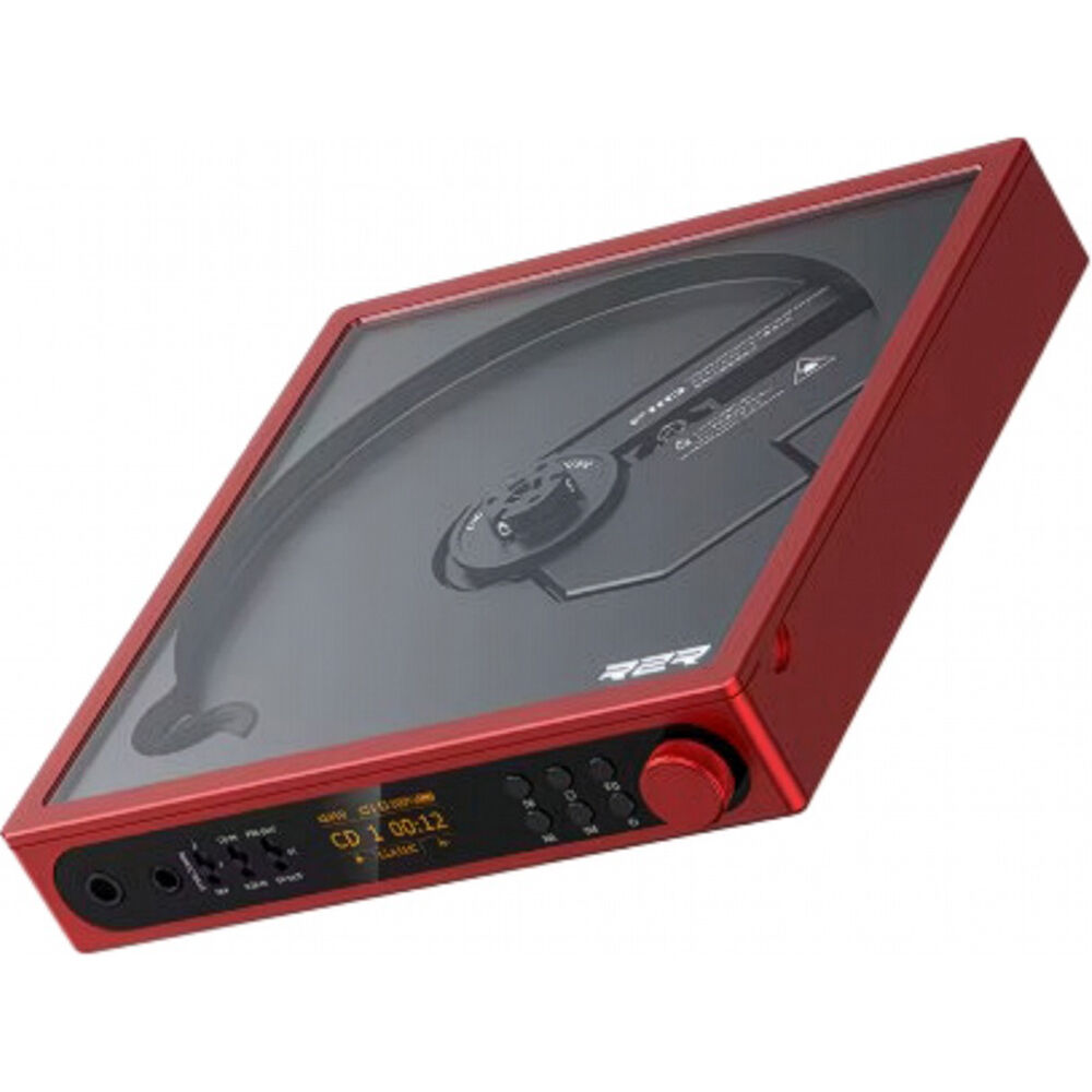 FiiO DM15 Reproductor de CD Portátil R2R con DAC de 24 bits, Salida Bluetooth y Modo de E