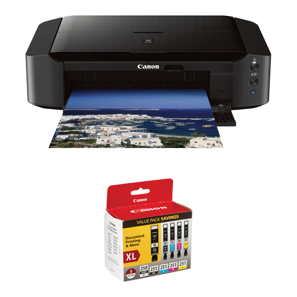 Canon PIXMA iP8720 Impresora Fotográfica Inalámbrica 9600 x 2400 dpi, Soporta Papel hast