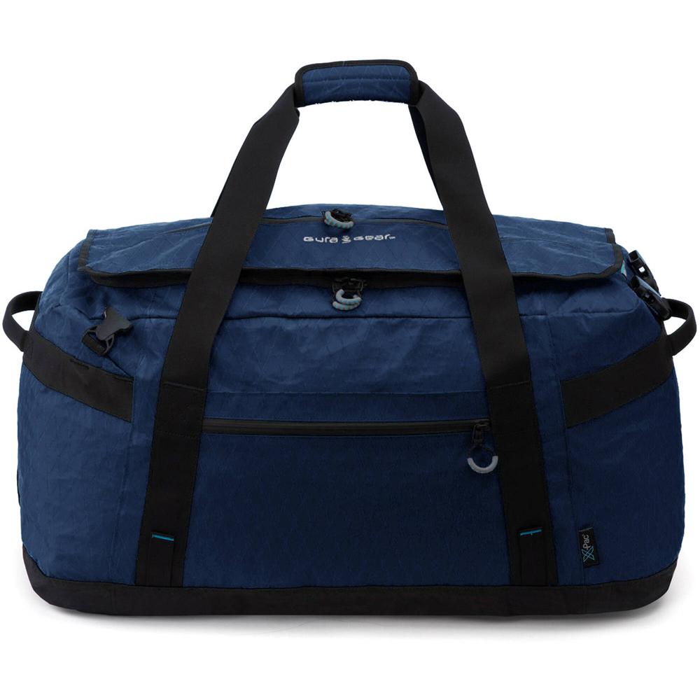 Gura Gear Duffel de Viaje Mara 100L - Pacific Blue, 6 Bolsillos con Cremallera, Resistente