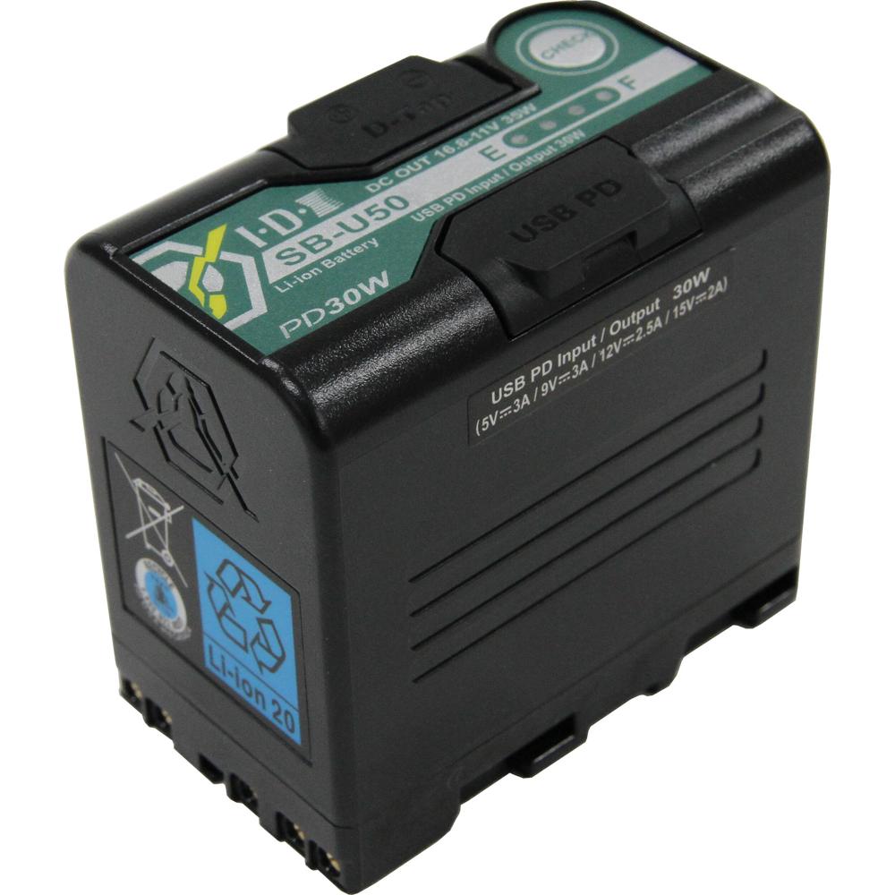 IDX System Technology SB-U50 PD Batería de Litio para Sony BP-U 48Wh (2-Pack) - D-Tap y U