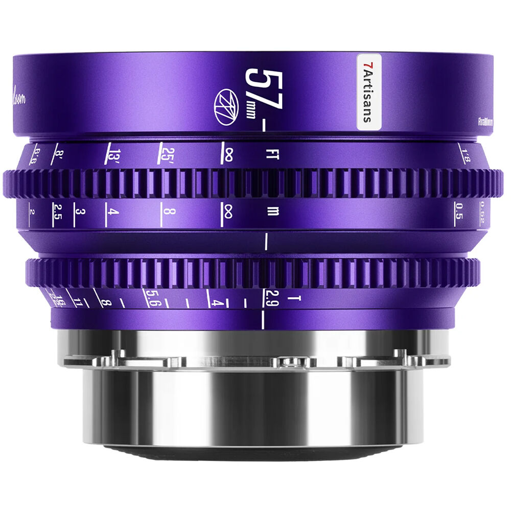 7Artisans Lente Floral Bloom 57mm T2.9 (ARRI PL) - Efectos de Bokeh Circular y Conical, Co